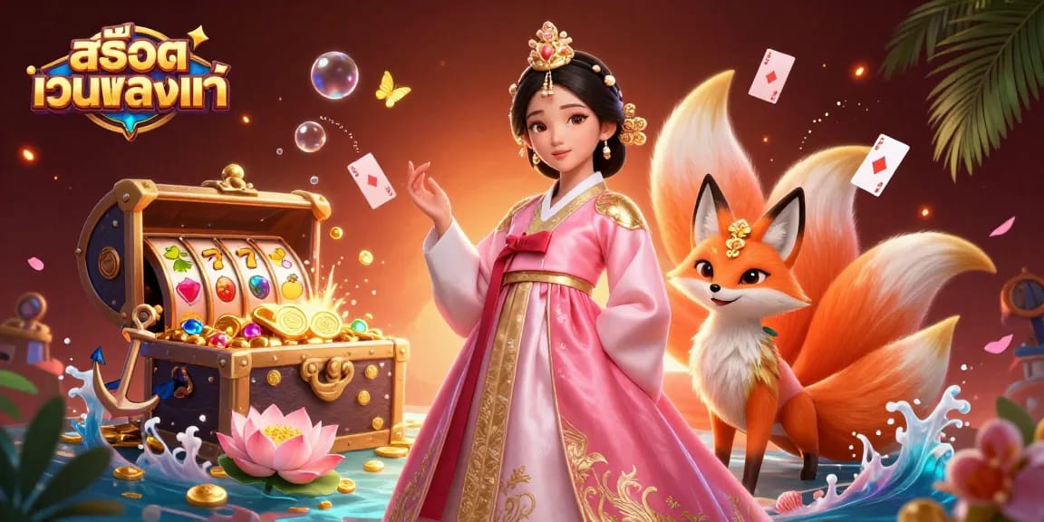 Experience thrilling gameplay action at สล็อตเว็บตรงแท้ featuring exciting slot reels and vibrant treasures.