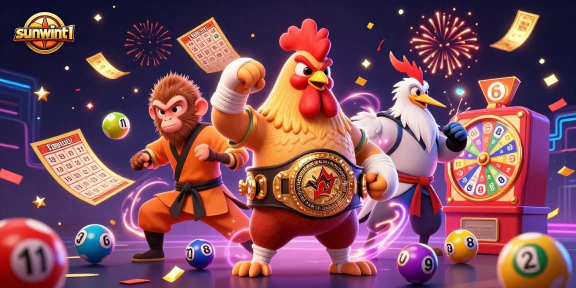 Play dynamic games at sunwint1 with vibrant visuals and thrilling lottery elements in a festive atmosphere.