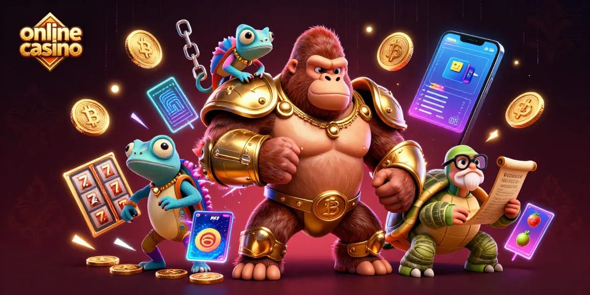 Engage with our online casino featuring vibrant characters and dynamic gaming elements.