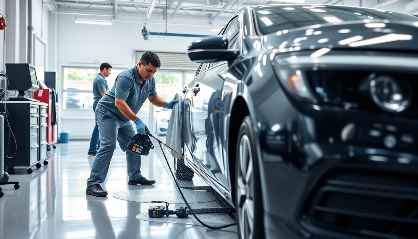 Professionelle Leasing Rückläufer Aufbereitung mit Fokus auf Fahrzeugreinigung und Pflege.