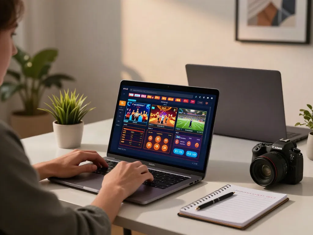 Engaging online gaming experience at https://nbet.page/ with vibrant casino graphics.